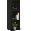 imageAmazon Basics 3Cube Bookcase Compatible with Fabric Storage Cube Organizers BlackBlack