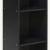 imageAmazon Basics 3Cube Bookcase Compatible with Fabric Storage Cube Organizers BlackBlack