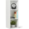 imageAmazon Basics 3Cube Bookcase Compatible with Fabric Storage Cube Organizers BlackWhite