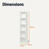imageAmazon Basics 3Cube Bookcase Compatible with Fabric Storage Cube Organizers BlackWhite
