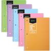 imageAmazon Basics College Ruled Spiral Notebook 70 Sheets 105quot x 8quot 5 pack Assorted Pastel Solid ColorsAssorted Pastel Solid Colors