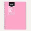 imageAmazon Basics College Ruled Spiral Notebook 70 Sheets 105quot x 8quot 5 pack Assorted Pastel Solid ColorsAssorted Pastel Solid Colors