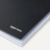 imageAmazon Basics College Ruled Spiral Notebook 70 Sheets 105quot x 8quot 5 pack Assorted Pastel Solid ColorsBlack