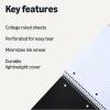 imageAmazon Basics College Ruled Spiral Notebook 70 Sheets 105quot x 8quot 5 pack Assorted Pastel Solid ColorsBlack