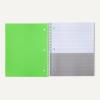 imageAmazon Basics College Ruled Spiral Notebook 70 Sheets 105quot x 8quot 5 pack Assorted Pastel Solid ColorsGreen