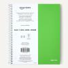 imageAmazon Basics College Ruled Spiral Notebook 70 Sheets 105quot x 8quot 5 pack Assorted Pastel Solid ColorsGreen
