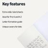 imageAmazon Basics Composition Notebook Primary Composition Extra Wide 12quot Ruled Lines 100 Sheets 975quot x 75quot 15 pack Multiple colors15