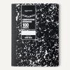 imageAmazon Basics Composition Notebook Wide Ruled 100 Sheets 1 pack Marble Black 975quot x 75quotMarble Black