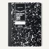 imageAmazon Basics Composition Notebook Wide Ruled 100 Sheets 1 pack Marble Black 975quot x 75quotMarble Black