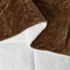 imageAmazon Basics Reversible Sherpa Comforter Set with Pillow Sham Brown King