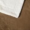 imageAmazon Basics Reversible Sherpa Comforter Set with Pillow Sham Brown TwinTwin XLBrown