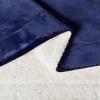 imageAmazon Basics Reversible Sherpa Comforter Set with Pillow Sham Brown TwinTwin XLNavy