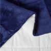 imageAmazon Basics Reversible Sherpa Comforter Set with Pillow Sham Navy King
