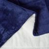 imageAmazon Basics Reversible Sherpa Comforter Set with Pillow Sham Navy TwinTwin XL