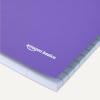 imageAmazon Basics Wide Ruled Spiral Notebook 70 Sheets 712quot x 1012quot 3 pack Assorted Primary Solid ColorsRadiant Orchid