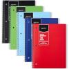 imageAmazon Basics College Ruled Spiral Notebook 70 Sheets 105quot x 8quot 5 pack Assorted Pastel Solid ColorsAssorted Solid Colors
