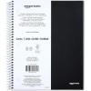 imageAmazon Basics College Ruled Spiral Notebook 70 Sheets 105quot x 8quot 5 pack Assorted Pastel Solid ColorsBlack