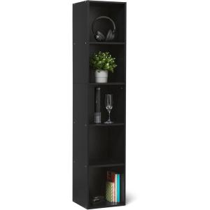 imageAmazon Basics 3Cube Bookcase Compatible with Fabric Storage Cube Organizers BlackBlack