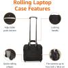 imageAmazon Basics Rolling Laptop Case 156 in Black1piece Set