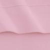 imageAmazon Basics 3 Piece Bed Sheet Set 100 Cotton Jersey Includes Super Soft Flat and Fitted Sheets Pillowcase Toddler Pink SolidPink
