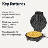 imageAmazon Basics 3in1 Sandwich Maker Panini Press and Waffle Maker with Removable Plates 760WRound Waffle