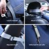 imageAmazon Basics Dog Car Seat Pet Booster Car Seat for Small Medium Dogs Outdoor Carrier Bed for Travel with Leash ampamp Washable Cover