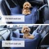 imageAmazon Basics Dog Car Seat Pet Booster Car Seat for Small Medium Dogs Outdoor Carrier Bed for Travel with Leash ampamp Washable Cover