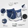 imageAmazon Basics Dog Car Seat Pet Booster Car Seat for Small Medium Dogs Outdoor Carrier Bed for Travel with Leash ampamp Washable Cover