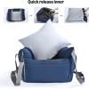 imageAmazon Basics Dog Car Seat Pet Booster Car Seat for Small Medium Dogs Outdoor Carrier Bed for Travel with Leash ampamp Washable Cover