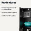 imageAmazon Basics Storage Cabinet for Kitchen Pantry BlackBlack