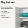 imageAmazon Basics Storage Cabinet for Kitchen Pantry BlackWhite