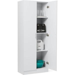 imageAmazon Basics Storage Cabinet for Kitchen Pantry BlackWhite