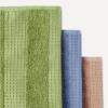 imageAmazon Basics Organic Cotton Waffle Kitchen Dish Towels  Ultra Absorbent Quick Drying LintFree 15 x 25 inches 6Pack 2pc Olive LightBrown Strip 2pc Brown 1pc Olive 1pc White2 Brown  2 Green  2 Navy