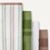 imageAmazon Basics Organic Cotton Waffle Kitchen Dish Towels  Ultra Absorbent Quick Drying LintFree 15 x 25 inches 6Pack 2pc Olive LightBrown Strip 2pc Brown 1pc Olive 1pc White2pc Olive LightBrown Strip  2pc Brown  1pc Olive  1pc White
