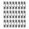 imageAmazon Basics Glove Clips for Work Gloves and Belts with SnagFree Breakaway Design Black 24Pack