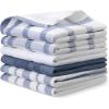 imageAmazon Basics Organic Cotton Waffle Kitchen Dish Towels  Ultra Absorbent Quick Drying LintFree 15 x 25 inches 6Pack 2pc Olive LightBrown Strip 2pc Brown 1pc Olive 1pc White4 Navy StripChecker  1 White  1 Navy Solid