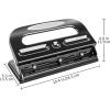 imageAmazon Basics 23 Hole Punch SemiAdjustable 30 Sheet Capacity Black23 hole