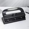 imageAmazon Basics 23 Hole Punch SemiAdjustable 30 Sheet Capacity Black23 hole