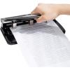 imageAmazon Basics 23 Hole Punch SemiAdjustable 30 Sheet Capacity Black3 HolePack of 6