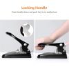 imageAmazon Basics 23 Hole Punch SemiAdjustable 30 Sheet Capacity Black3 HolePack of 6