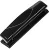 imageAmazon Basics 23 Hole Punch SemiAdjustable 30 Sheet Capacity Black3 HolesPack of 6