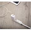 imageAmazon Basics 3Prong Indoor Rectangle Extension Cord Power Strip Flat Plug Grounded 13 Amps 1625 Watts 125 VAC 2Pack 3 ft White3 ft