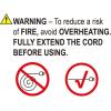 imageAmazon Basics 3Prong Indoor Rectangle Extension Cord Power Strip Flat Plug Grounded 13 Amps 1625 Watts 125 VAC 2Pack 3 ft White3 ft