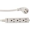 imageAmazon Basics 3Prong Indoor Rectangle Extension Cord Power Strip Flat Plug Grounded 13 Amps 1625 Watts 125 VAC 2Pack 3 ft White6 ft