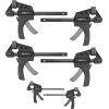 imageAmazon Basics 6Piece Trigger Clamp Set  2 Clamps 4Inch 4 Clamps 6Inch ampamp SWANSON Tool Co S0101 7 Inch Speed Square Blue