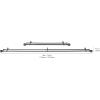imageAmazon Basics Adjustable Curtain Rods for Windows Round Finials 1Inch Rod 72quot to 144quot Dark Bronze Pack of 1Bronze