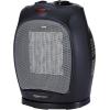 imageAmazon Basics Ceramic Space Heater Portable Indoor Heating Solution With Overheat and TipOver Protection Thermostat NonOscillating 1500W 752quotD x 634quotW x 945quotH Silverblack