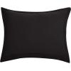 imageAmazon Basics Lightweight Microfiber 3Piece Duvet Cover Set Beige Solid KingBlack