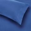 imageAmazon Basics Lightweight Microfiber Comforter Sets 7 Pieces Navy Geometrics FullQueenBlue Calvin Striped