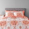 imageAmazon Basics Lightweight Microfiber Comforter Sets 7 Pieces Navy Geometrics FullQueenCoral Medallion